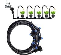 Kit d'arrosage, buse en cuivre réglable, direction d'arrosage flexible, préfabriqué 15m