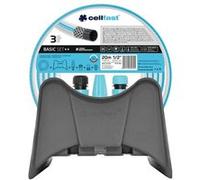 Cellfast Kit de tuyau Basic 20 m 1/2" avec support mural, couplage et seringue