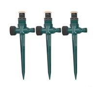 Kit d'arrosage enterré 3 pièces avec atomisation réglable pour irrigation de pelouse et aménagement paysager (vert)