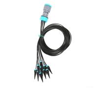 Kit d'arrosage goutte à goutte automatique 10 goutteurs pour arrosage contrôlé des plantes, légumes et fleurs avec construction ABS pour une performance durable