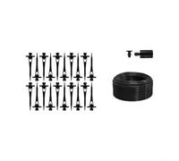 Kit d'Arrosage Goutte à Goutte Réglable 20m pour Jardinières et Pots | Installation pour facile outils Débit d'eau Utilisation pour massifs potagers plantes en pot