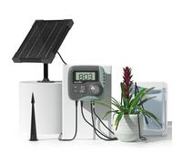Kit D'arrosage Goutte à Goutte Solaire,Système D'arrosage Automatique 45 L/H avec Pompe Programmable,Batterie 2600 mAh