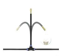 Kit d'arrosage réglable 4/6 mm avec raccords résistants aux UV, tuyau de 15 m et 15 buses omnidirectionnelles, conception modulaire d'irrigation précise pour les jardins, balcons (15 m15 pièces 4/6-US