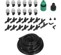 Kit d'arrosage, tuyau de 10 m, arroseur, antichoc, buse de pulvérisation automatique, kit d'arrosage de jardin