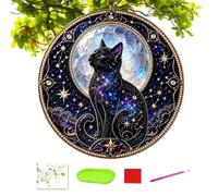 Kit d'art De Perles Attrape-Chat Noir Céleste Halloween 30 Cm