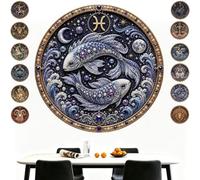 Kit d'art en perles de 12 signes du zodiaque, cadeaux de décoration