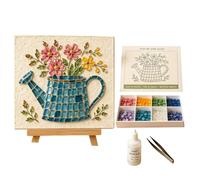 Kit d'art en verre création florale et oiseau attrape-lumière artisanale