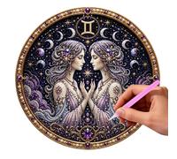 Kit d'art perlé 12 signes du zodiaque, kit d'art perlé 3D pour adultes