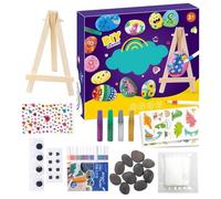 Kit d'art rupestre pour - Kit de peinture sur pierre phosphorescente | Activités d'art et d'artisanat pour , filles Et | Cadeaux de fête, Kit de peinture créatif pour adolescents