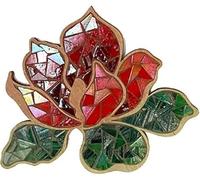 Kit d'artisanat en vitrail à faire soi-même, plumes brillantes, amateurs d'artisanat faits à la main pour adultes/enfants-2