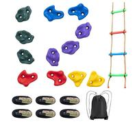 Kit d'ascension pour Arbre Ninja-VEVOR-Comprenant 12 Poignées d'escalade-pour les Aventures Ninja en Plein Air