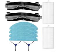Kit d'aspirateur pour robot Cecotec pour aspirateur Conga M50, brosse principale, brosses latérales, filtres, serpillères