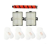 Kit d'aspirateur pour Shark HZ2002 HZ2000 pour Vertex filaire ultraléger DuoClean pour PowerFins (filtre en mousse à brosse douce, filtre en feutre anti-allergène, filtre post-moteur)