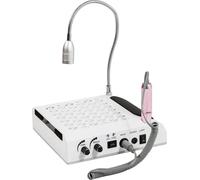 Kit d'aspiration de la poussière pour onglerie, lampe LED, coupe manucure, BLANC