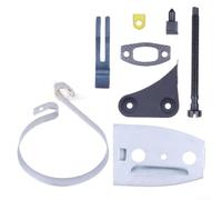 Kit d'assemblage de bande de frein pour tronçonneuse 50 51 55 scies avec tendeur de contrôle du ressort et plaque d'étanchéité pour pièces électriques extérieures