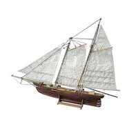 Kit D'Assemblage De Bateau Classique Américain En Bois, Bateau À Construire Soi-Même, Échelle 1:120