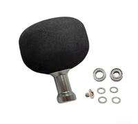 Kit d'assemblage de bouton pour moulinets BULL's Eye 5080 9100 9120 5050 avec options de matériau EVA en fibre de carbone et support à double roulement (gris EVA)