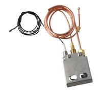 Kit d'assemblage de brûleur pilote en acier inoxydable avec thermocouple et jeu de fils d'allumage for cheminées à gaz propane, chauffages, foyers, longueur 900 mm, connexion M8