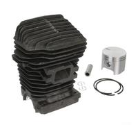 Kit d'assemblage de piston de cylindre de tronçonneuse - Alésage 42,5 mm - Convient pour Stihl-MS250 Series, 025, MS250C-B, MS250C-BE-Z - Comprend piston, anneaux, goujon et circlips