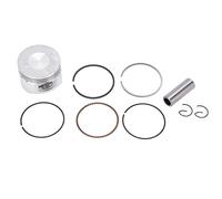 Kit d'assemblage de piston, jeu de segments de piston, joint de piston de moteur, alliage d'acier haute résistance, durable, résistant à la rouille, résistant à l'usure pour GY6