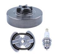 Kit d'assemblage de tambour d'embrayage à pignon droit 3/8"-6T for 120 36 41 136 137 141 142 235 235E 240 236 avec bougie d'allumage