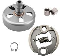 Kit d'assemblage de tambour d'embrayage pour FS90 pour fs100 FS130 débroussailleuses et tondeuses à transfert de puissance amélioré en métal argenté robuste 5 pièces OEM Fit installation facile
