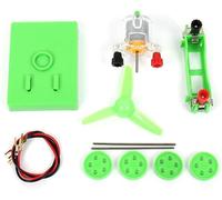 Kit D'assemblage De Voiture À Hélice Éolienne DIY, Modèle Véhicule Électrique Alimenté Par L'énergie, Expérience Artisanale Science Physique Et Outil D'enseignement Des