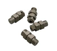 Kit d'assemblage d'essieu arrière Moyeu hexagonal de roue avant et arrière, adaptateur 24 mm, axe allongé, adapté aux camions HPI FG FS BM Monster Hummer 1/5 4WD Arbre de transmission arrière(4PCS)