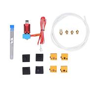 Kit d'assemblage d'imprimante 3D, buse en laiton, bloc en aluminium, tête d'extrusion, accessoires d'imprimante 3D, 15 pièces