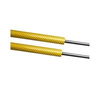 Kit D'assistance Aux Chocs Pour Camionnette Pour Toyota Pour Tundra 2007-2021, Amortisseur De Levage À Gaz, 2 Pièces, Vérins De Hayon Vérin À Gaz Coffre Hayon(Yellow carbon fiber)