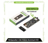 Kit d'assistant vocal ReSpeaker Lite ESPHome Home Assistant avec 2 micros pré-soudés XIAO ESP32S3, haut-parleur mono intégré Voice Assistant KitB