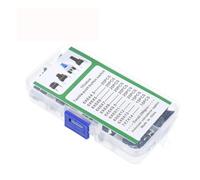 Kit d'assortiment de 180 boutons-poussoirs tactiles momentanés, 10 valeurs, DIY