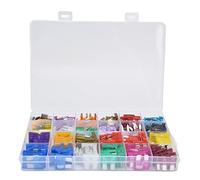 Kit d'assortiment de 250 pièces pour voiture, ensemble de remplacement de lame automobile avec extracteur, borne en alliage d'aluminium pour une forte conductivité, boîtier en