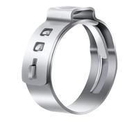 Kit d'assortiment de 4 colliers de serrage métalliques à une oreille en acier inoxydable 304 (taille moyenne)(37.8-41.0mm)