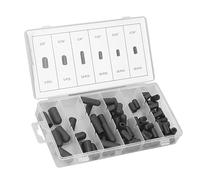 Kit D'assortiment de Bouchons de Chapeau Sous Vide 80 Pièces, Kit de Chapeau Sous Vide Anti-fuite, Kit D'assortiment de Bouchons de Chapeau en Caoutchouc, Chapeau Sous Vide