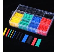 Kit d'assortiment de câbles électriques avec étui de rangement, gaine d'isolation, gaine thermorétractable, Ratio de rétraction 2:1