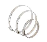 Kit d'assortiment de colliers serrage à une oreille en acier inoxydable 304 (5 20 pièces, diamètre 5,3 159 mm)(69.8-73.0mm(5pcs))