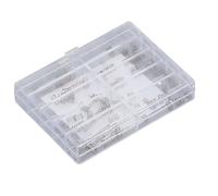 Kit d'assortiment de compression Springs 100pcs en acier inoxydable Mini Springs 10 tailles avec boîtier de stockage pour réparation de montres et projets de bricolage