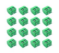 Kit d'assortiment de connecteurs for borniers PCB, pas de 5,0 mm, KF301, broches droites 2P/3P, vis, 10/50 pièces(2P Green,30PCS)