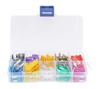 Kit d'assortiment de fusibles à lame 121 pièces, ensemble de fusibles automobiles avec variétés 10 AMP 2A 3A 5A 7,5A 10A 15A 20A 25A 30A 35A pour voiture camion moto bateau RV