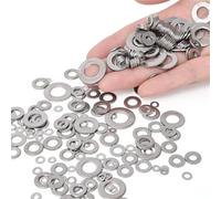 Kit d'assortiment de joints d'étanchéité en acier inoxydable 304, joints toriques métalliques, M2 M2.5 M3 M4 M5 M6 M8 M10, œillets de rondelle plats