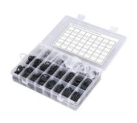 Kit d'assortiment de Joints Toriques, 1200 Pièces Joint d'étanchéité en Caoutchouc Nitrile Joints Toriques en Caoutchouc Rondelle en Caoutchouc Plusieurs Tailles Kit