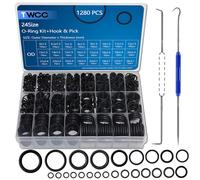 Kit d'assortiment de joints toriques en caoutchouc ZDBB 1280 pi ces de 24 tailles avec pic et crochet