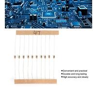 Kit d'assortiment de résistance de film de carbone 300pcs 30 valeurs 10Ω - 1mΩ | 1/6W 5% de tolérance pour les projets d'électronique/circuit de bricolage | Résistances de