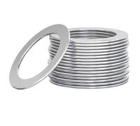 Kit d'assortiment de rondelles en acier inoxydable, ensemble plates métriques M12 for le bricolage, les machines et la réparation automobile, 500 pièces pour Vis et Boulons(0.3mm)