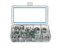 Kit d'assortiment de rondelles plates Assortiment de 80 à 580 pièces en acier inoxydable, Kit rondelles plates avec boîte rangement, plusieurs tailles (M2-M10) for vis et boulons(360Pcs)