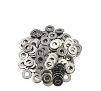 Kit d'assortiment de rondelles plates M1.6 M2 .5 M3 M4 M5 M6 M8 M10 M12 M14 M16 M18 M20 M22 rondelle plate d'étanchéité en acier inoxydable joints unis métal(M10x25x1.5 x5pcs)