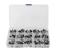 Kit d'assortiment de transistors, 300 pièces Kit assorti de 15 triodes Transistor TO-92 S9012 S9013 S9014 S8050 S8550