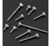 Kit d'assortiment de Vis à Six Pans Creux Kit de Matériel de Montage Vis à Tête Creuse Portables Vis à Tête Creuse Hexagonale de 9 Tailles avec Boîte en Plastique de Bureau