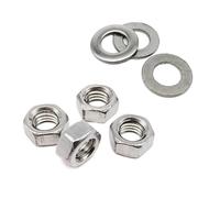 Kit d'assortiment de vis à tête cylindrique hexagonale, écrous, rondelles, 400/2100 pièces, M1,6, M2, M2,5, M3, M4, M5, en acier inoxydable 304(Set A 400pcs)